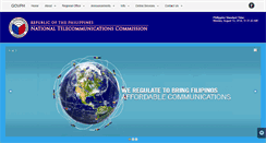Desktop Screenshot of ntc.gov.ph